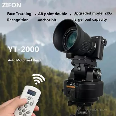 US ZIFON YT-2000 YT2000 AI Face Tracking Auto Motorized Panoramic Head For DSLR • $99