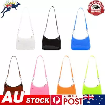 Clear PVC Summer Jelly Purses Female Handbags Women Shopper Bag Hobos For Ladies • $11.39