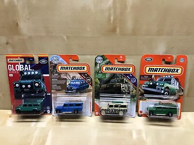 Matchbox 65 Land Rover Gen II Blue Green Baja Global Defender 110 • $19.99