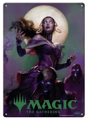 Magic The Gathering Game Liliana Image Metal Sign Poster 8.25 X 11.5 NEW SEALED • $5.99