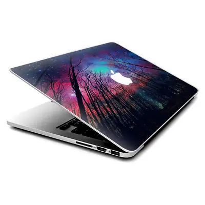 Skin Decals Wrap For MacBook Pro Retina 13  - Galaxy Sky Through Trees Forest • $15.98
