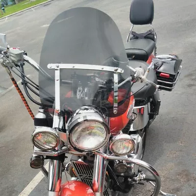 $44.99 • Buy Smoke Windscreen Windshield For Honda Rebel CMX250 Magna Shadow VT600 750 1100