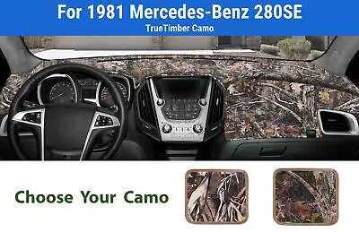 Dashboard Dash Mat Cover For 1981 Mercedes-Benz 280SE (TrueTimber Camo) • $71.95