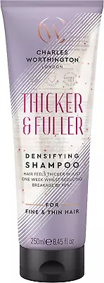 Charles Worthington Thicker And Fuller Densifying Shampoo Hair Thickening For • £6.95