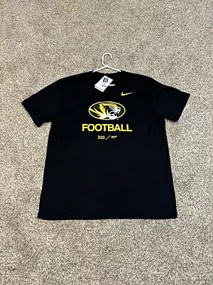 Mens XL Missouri Tigers Mizzou Football Nike Short Sleeve Dri-Fit Tee NWT • $24.95