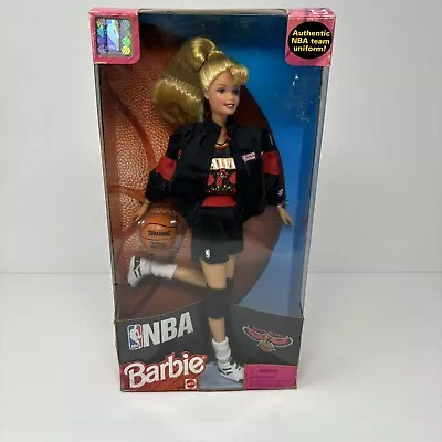 1998 Mattel NBA Atlanta Hawks Barbie Doll #20734 New In Box • $47.36