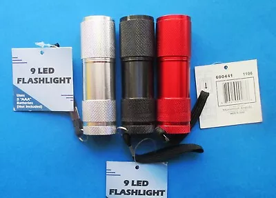 New With Tags | 3-Pack | Mini Flashlights | 9 LED | Tools | 3.5  | Work Light • $14.05