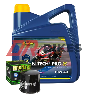 Kawasaki ZX-10R Ninja KRT Edition 17 18 Putoline N-Tech Pro R+ 10W40 And Oil Fil • £66