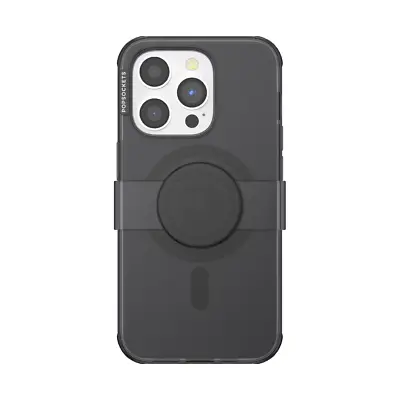 $74.95 • Buy PopSockets PopCase MagSafe IPhone 14 Pro Phone Case Grip Mount Holder - Black
