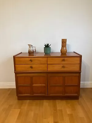 Nathan Sideboard Mid-Century Compact Teak Retro Vintage Danish Cupboard Storage • £350