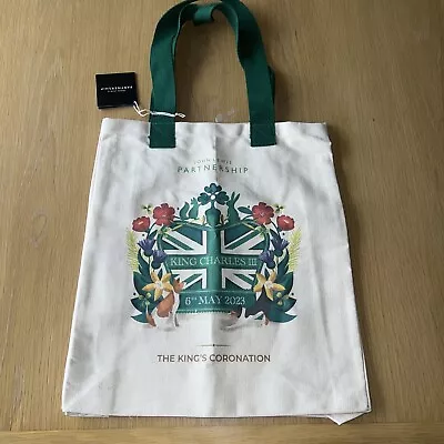 John Lewis Waitrose Coronation Tote Bag King Charles III | Limited Edition Rare • £12