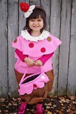 $99.99 • Buy Nwt Pottery Barn Kids Cupcake Halloween Costume (some With Cupcake Treat Bag)