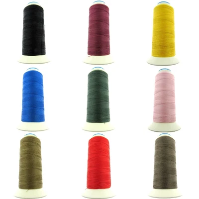 £12.99 • Buy 500m SPOOLS Of BONDED NYLON 40's THREAD - CHOOSE FROM 15 ASSORTED COLOURS