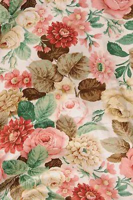 £70 • Buy Vintage Sanderson Curtains 'MELROSE' Cotton Sateen Each  77  D X 72 W