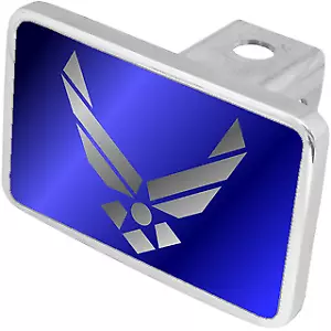 Eurosport Daytona Premium XL Hitch Plug LSN Military USAF Blue/Chrome Logo Only • $59.95