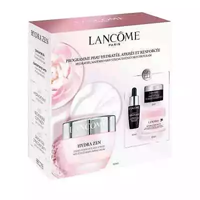 £54.95 • Buy Lancome Skin Program Hydra Zen 4 Piece Gift Set Anti Stress Day Cream 50ml