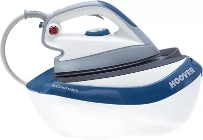 HOOVER SFM4002A Iron Steam Generator White & Blue 2100W • £49.95