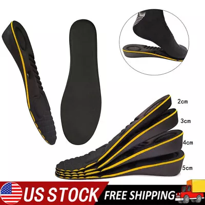 Memory Foams Insoles Inner Sole Insert Air Cushion Foot Shoe Pad Height Increase • $10.27