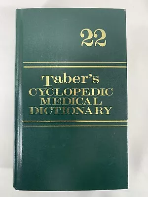 Taber's Cyclopedic Medical Dictionary (Thumb-Indexed Version) F.A.Davis • $12