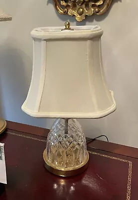 Waterford Crystal Lismore Small Boudoir Lamp 13  Tall • $299.95