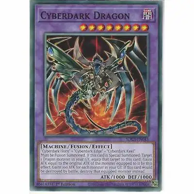 SDCS-EN045 Cyberdark Dragon | 1st Edition Common | YuGiOh Trading Card Game TCG • £0.99