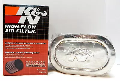 K&N Filters 59-2860 Marine Flame Arrestor Air Filter 2.75 2-3/4 Flange Clamp On • $33.96