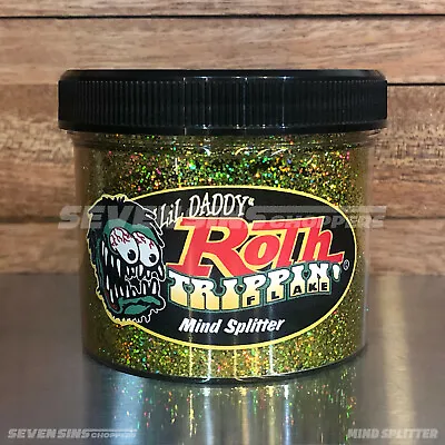 Roth Flake Trippin MIND SPLITTER Chopper Hotrod Metalflake Sparkle Paint • $16.95