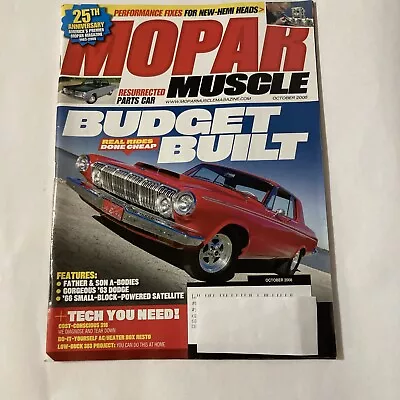 Mopar Muscle Magazine September 2008 • $6.50