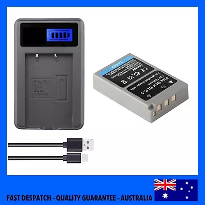 Battery 1.8A + Charger For Olympus OM-D E-M10 PEN E-PL2 E-PL5 E-PL6 E-PL7 E-PM2 • $33.98