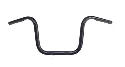 8.5  Mini Ape Hanger Black 1  (25mm) Motorcycle Handlebars No Dimples • $114.93