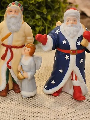 The Lenox Miniature Santa Collection Fine Porcelain Old World Santa Figurines • $18.99