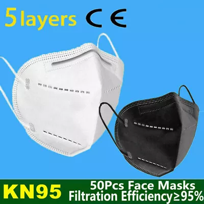 100PCS N95 KN95 Mask Reusable Particulate Respirator Face Masks 5 Layers KF94* • $16.79