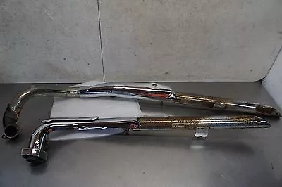 $189.99 • Buy A76  H Yamaha V Star Classic 1100 2004 Aftermarket Exhaust Muffler Pipes