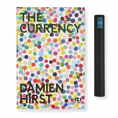 Damien Hirst THE CURRENCY I Original BLUE Exhibition Poster / Print I Dots Spots • £39.95