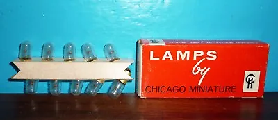 Chicago Miniature #47 Type 47 Lamp Bulbs For Radios 6.3V .15A 10pcs NOS/NIB • $14.95
