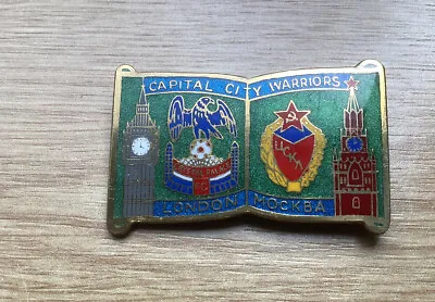 £7.99 • Buy Very Rare Crystal Palace Cska Moscow Capital City Warriors Friendship Badge