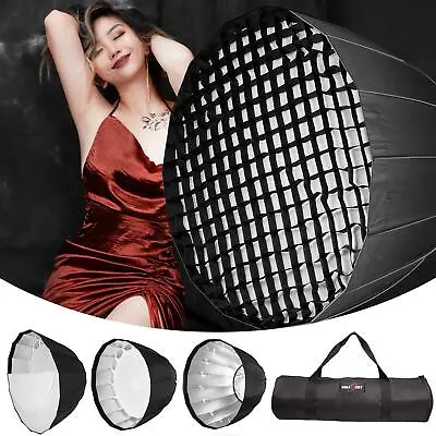 Parabolic Softbox 120cm Umbrella Flash Honeycomb Heat Resistant Bowens S Fit UK • £129.99