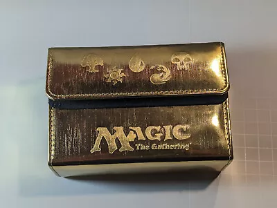 Magic The Gathering Deck Box - Golden - Mana - Double-sized - Rare! See Descript • $59.99
