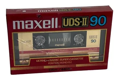 NEW Maxwell UDS-II 90 Ultra Dynamic Super Cassette Tape Japan SEALED • $12.99