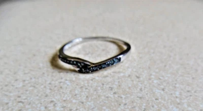 $18.72 • Buy Missionary Auction Incredible Blue Diamond  Ring Size V