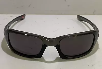 OAKLEY FIVES SQUARED 9238-05 Warm Grey Lenses Grey Smoke Frame • $89.99