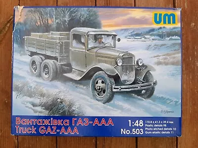 UM  No 503 1/48 GAZ-AAA Truck • £12.99