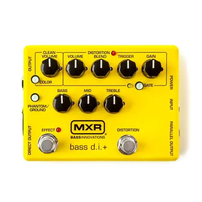 Dunlop Mxr Bass Di+  Special Edition Yellow M80y Effect Pedals • $189.99