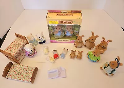 Vintage Lot Sylvanian Families NIB Calico Critters Maple Town Beds 1986 • $45