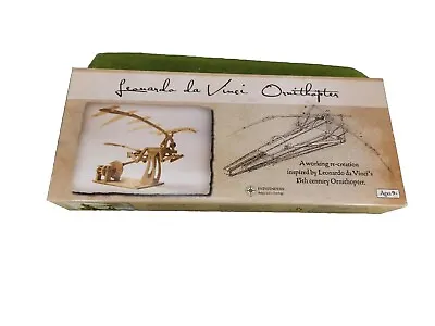 Leonardo Da Vinci Ornithopter Wood Kit Model New Sealed On Box Fast Shipping • $24.99