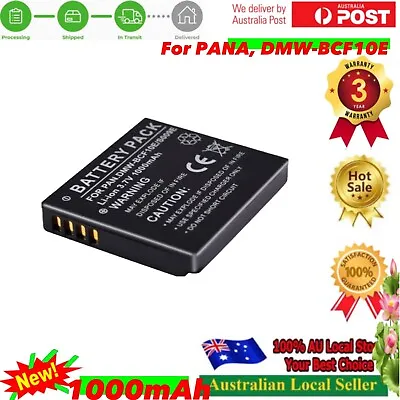 FxJ DMW-BCF10E Battery For Panasonic Lumix DMC-FT1 DMC-FT2 DMC-FT3 DMC-FT4 • $22.10