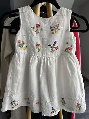 Mayoral Dress Size 6 Kids Made In Spain Embroidery • $29.99