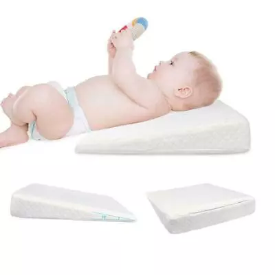 £11.99 • Buy Baby Wedge Pillow Pram Moses Crib Relieves Acid Reflux Colic Congestion For Infa