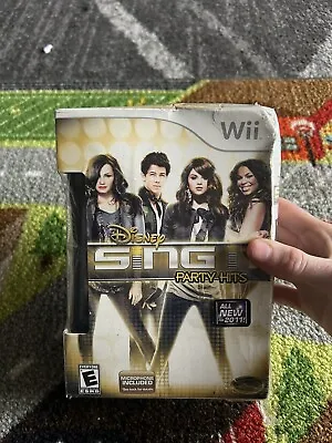 2011 Wii Disney Sing It Party Hits Video Game With Microphone - Brand New Sealed • $16