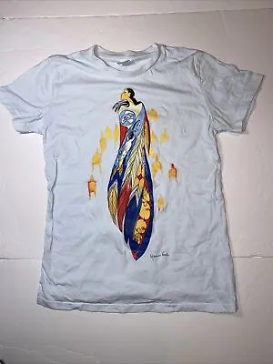 Artist Maxine Noel “Not Forgotten” T-shirt Size Large Cotton Blue • $8